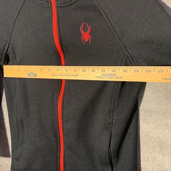 Spyder Black Jacket with Red Accents Boys Sz 10/12 - Picture 3 of 8